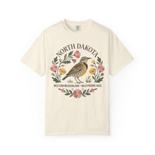 Load image into Gallery viewer, North Dakota State Bird and Flower Graphic T-shirt