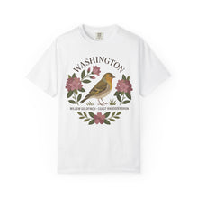 Load image into Gallery viewer, Washington State Bird and Flower Graphic T-shirt