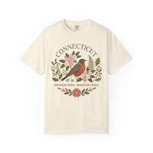 Load image into Gallery viewer, Connecticut State Bird and Flower Graphic T-shirt