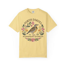 Load image into Gallery viewer, North Dakota State Bird and Flower Graphic T-shirt