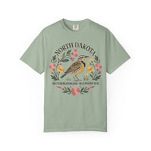 Load image into Gallery viewer, North Dakota State Bird and Flower Graphic T-shirt