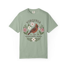 Load image into Gallery viewer, Virginia State Bird and Flower Graphic T-shirt