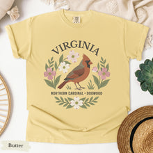 Load image into Gallery viewer, Virginia State Bird and Flower Tee | Cardinal & Dogwood