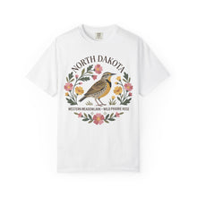 Load image into Gallery viewer, North Dakota State Bird and Flower Graphic T-shirt