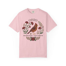 Load image into Gallery viewer, Ohio State Bird and Flower Graphic T-shirt