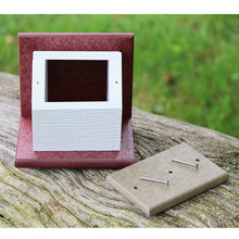 Load image into Gallery viewer, Hanging Wren and Chickadee House (Cherry) Made From Recycled Poly Lumber