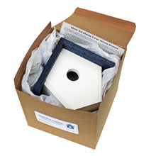 Load image into Gallery viewer, Hanging Wren and Chickadee House (Navy) Made From Recycled Poly Lumber