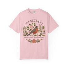 Load image into Gallery viewer, Connecticut State Bird and Flower Graphic T-shirt
