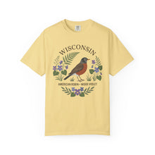 Load image into Gallery viewer, Wisconsin State Bird and Flower Graphic T-shirt

