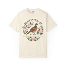 Load image into Gallery viewer, Pennsylvania State Bird and Flower Graphic T-shirt
