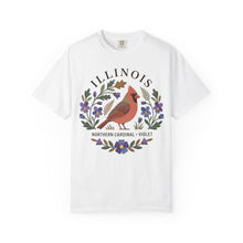 Load image into Gallery viewer, Illinois State Bird and Flower Graphic T-shirt
