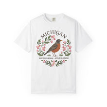 Load image into Gallery viewer, Michigan State Bird and Flower Graphic T-shirt
