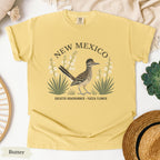 New Mexico State Bird and Flower Tee | Greater Roadrunner & Yucca Flower