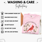 North Carolina State Bird and Flower Tee | Northern Cardinal & Dogwood