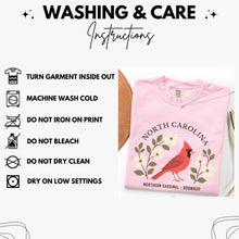Load image into Gallery viewer, North Carolina State Bird and Flower Tee | Northern Cardinal &amp; Dogwood
