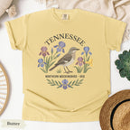 Tennessee State Bird and Flower Tee | Mockingbird & Iris