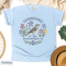 Load image into Gallery viewer, Tennessee State Bird and Flower Tee | Mockingbird &amp; Iris
