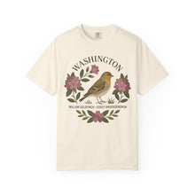 Load image into Gallery viewer, Washington State Bird and Flower Graphic T-shirt
