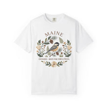 Load image into Gallery viewer, Maine State Bird and Flower Graphic T-shirt
