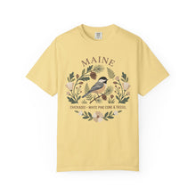 Load image into Gallery viewer, Maine State Bird and Flower Graphic T-shirt
